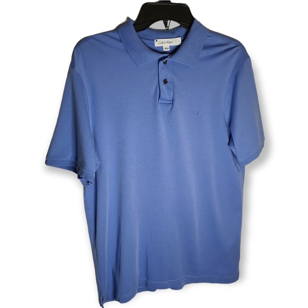 Calvin Klein Women's Blue Polo shirt Size Small